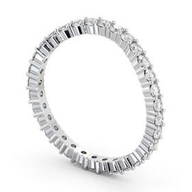 Full Eternity Round Diamond Curved Ring Palladium FE66_WG_THUMB1 