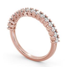 Half Eternity Round Diamond Prong Set Ring 18K Rose Gold HE57_RG_THUMB1 