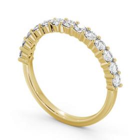 Half Eternity Round Diamond Prong Set Ring 9K Yellow Gold HE66_YG_THUMB1 