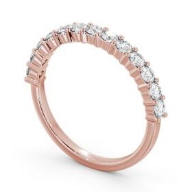 Half Eternity Round Diamond Prong Set Ring 18K Rose Gold HE66_RG_THUMB1 