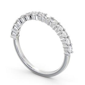 Half Eternity Round Diamond Prong Set Ring Platinum HE66_WG_THUMB1 