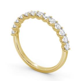 Half Eternity Round Diamond Sweeping Prongs Ring 9K Yellow Gold HE67_YG_THUMB1 