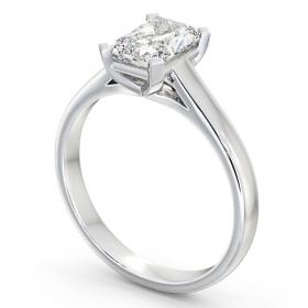 Radiant Diamond Trellis Style Engagement Ring 18K White Gold Solitaire ENRA3_WG_THUMB1 