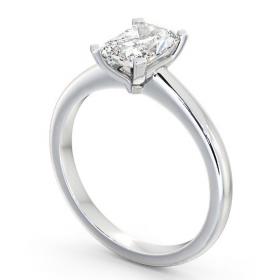 Radiant Diamond Sleek Design Engagement Ring 18K White Gold Solitaire ENRA5_WG_THUMB1 