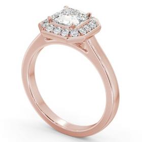 Halo Asscher Diamond Engagement Ring 18K Rose Gold ENAS38_RG_THUMB1 