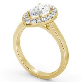 Halo Marquise Diamond Engagement Ring 18K Yellow Gold ENMA29_YG_THUMB1 