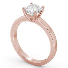 Asscher Diamond Classic 4 Prong Engagement Ring 18K Rose Gold Solitaire ENAS18_RG_THUMB1 