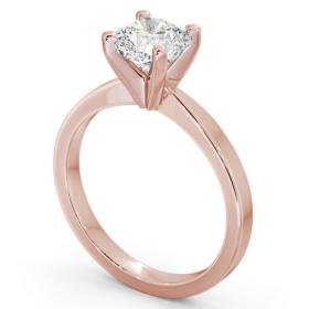 Cushion Diamond Square Prongs Engagement Ring 18K Rose Gold Solitaire ENCU22_RG_THUMB1 