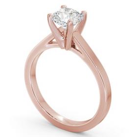 Cushion Diamond High Setting Engagement Ring 18K Rose Gold Solitaire ENCU23_RG_THUMB1 