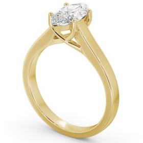 Marquise Diamond Trellis Design Engagement Ring 18K Yellow Gold Solitaire ENMA22_YG_THUMB1 