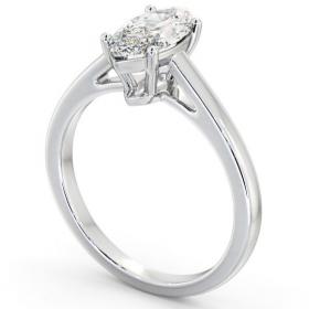 Marquise Diamond 4 Prong Engagement Ring 18K White Gold Solitaire ENMA25_WG_THUMB1 