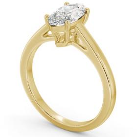 Marquise Diamond 4 Prong Engagement Ring 18K Yellow Gold Solitaire ENMA25_YG_THUMB1 
