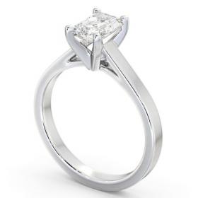 Radiant Diamond Square Prongs Engagement Ring 18K White Gold Solitaire ENRA21_WG_THUMB1 