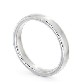 Ladies Plain Double Comfort Wedding Ring 9K White Gold WBF32_WG_THUMB1 