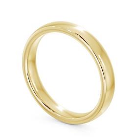 Ladies Plain Double Comfort Wedding Ring 18K Yellow Gold WBF32_YG_THUMB1 