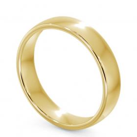 Mens Plain Double Comfort Wedding Ring 18K Yellow Gold WBM46_YG_THUMB1 