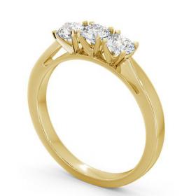 Three Stone Round Diamond Trilogy Ring 9K Yellow Gold TH11_YG_THUMB1 