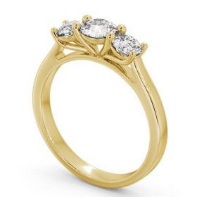 Three Stone Round Diamond Trilogy Ring 9K Yellow Gold TH12_YG_THUMB1 