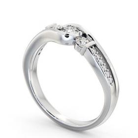 Three Stone Round Diamond Channel Set Ring Platinum with Channel Set Side Stones TH22_WG_THUMB1 