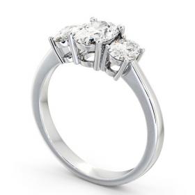 Three Stone Oval Diamond Trilogy Ring 9K White Gold TH3_WG_THUMB1 
