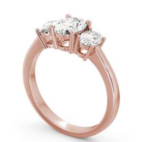 Three Stone Oval Diamond Trilogy Ring 9K Rose Gold TH3_RG_THUMB1 