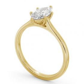Marquise Diamond Classic 6 Prong Engagement Ring 18K Yellow Gold Solitaire ENMA32_YG_THUMB1 