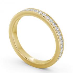 Full Eternity Round Diamond Pave Channel Ring 9K Yellow Gold FE70_YG_THUMB1 