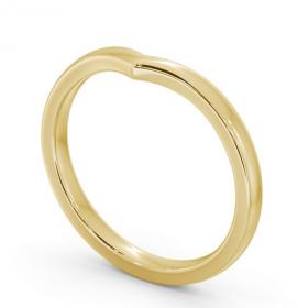 Ladies Plain Wishbone Wedding Ring 18K Yellow Gold WBF63_YG_THUMB1 