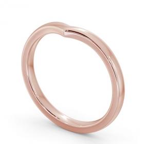 Ladies Plain Wishbone Wedding Ring 18K Rose Gold WBF63_RG_THUMB1 