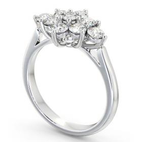 Cluster Diamond Marquise Design Ring 18K White Gold CL42_WG_THUMB1 