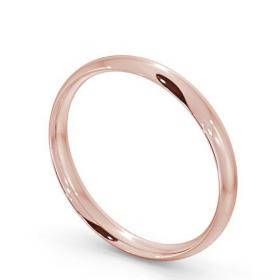 Ladies Plain Traditional Court Wedding Ring 18K Rose Gold WBF2_RG_THUMB1 
