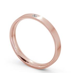 Ladies Princess Single Diamond Flat Court Wedding Ring 18K Rose Gold WBF10_RG_THUMB1_2.jpg 