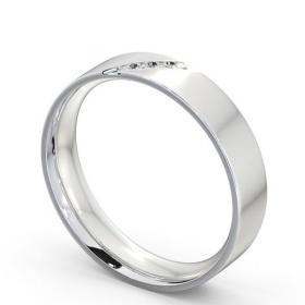 Mens Diamond 0.06ct Diagonal Channel Set Wedding Ring 18K White Gold WBM14_WG_THUMB1 