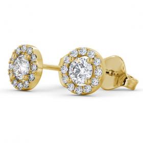 Halo Round Diamond Earrings 9K Yellow Gold ERG1_YG_THUMB1 