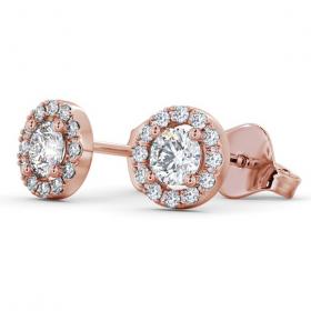 Halo Round Diamond Earrings 9K Rose Gold ERG1_RG_THUMB1 