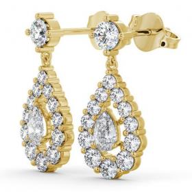 Drop Pear Diamond Glamorous Earrings 9K Yellow Gold ERG18_YG_THUMB1 