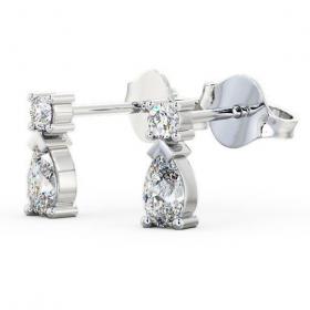Drop Pear Diamond Earrings 18K White Gold ERG34_WG_THUMB1 