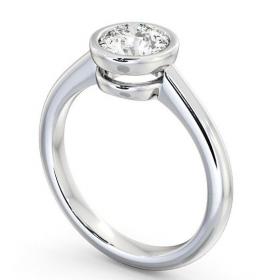 Round Diamond Split Bezel Engagement Ring 18K White Gold Solitaire ENRD36_WG_THUMB1 