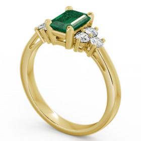 Emerald and Diamond 1.26ct Ring 18K Yellow Gold GEM1_YG_EM_THUMB1 