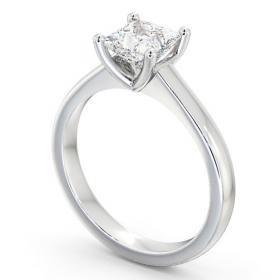 Princess Diamond Elegant Engagement Ring 18K White Gold Solitaire ENPR5_WG_THUMB1 