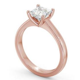 Princess Diamond Elegant Engagement Ring 18K Rose Gold Solitaire ENPR5_RG_THUMB1 