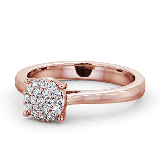  Cluster Diamond Ring 18K Rose Gold - Balmoral CL11_RG_THUMB2 