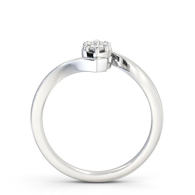 Cluster Diamond Ring Platinum - Treville CL15_WG_UP