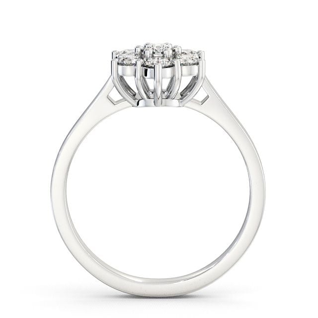Cluster Diamond Ring Platinum - Baile CL2_WG_UP