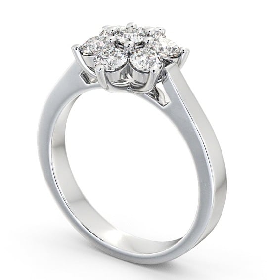  Cluster Diamond Ring Platinum - Marian CL6_WG_THUMB1 
