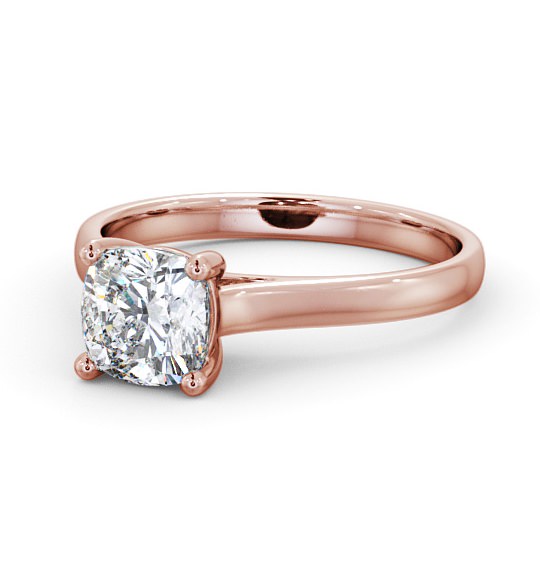  Cushion Diamond Engagement Ring 9K Rose Gold Solitaire - Lavrean ENCU16_RG_THUMB2 