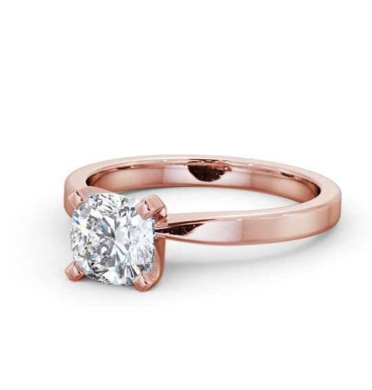 Cushion Diamond Engagement Ring 9K Rose Gold Solitaire - Dillington ENCU22_RG_THUMB2 
