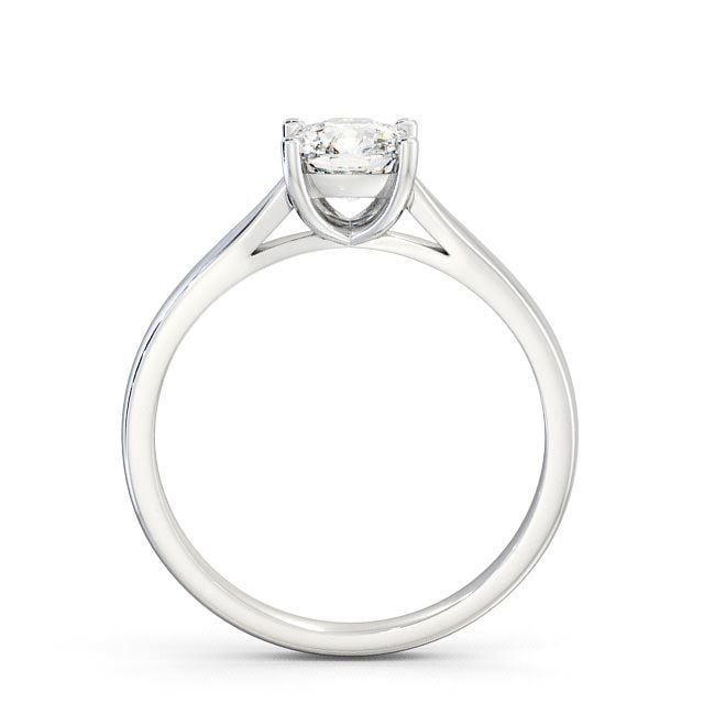 Cushion Diamond Engagement Ring Palladium Solitaire - Ebdon ENCU2_WG_UP