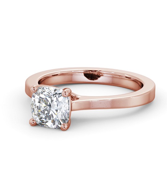  Cushion Diamond Engagement Ring 9K Rose Gold Solitaire - Brumby ENCU30_RG_THUMB2 