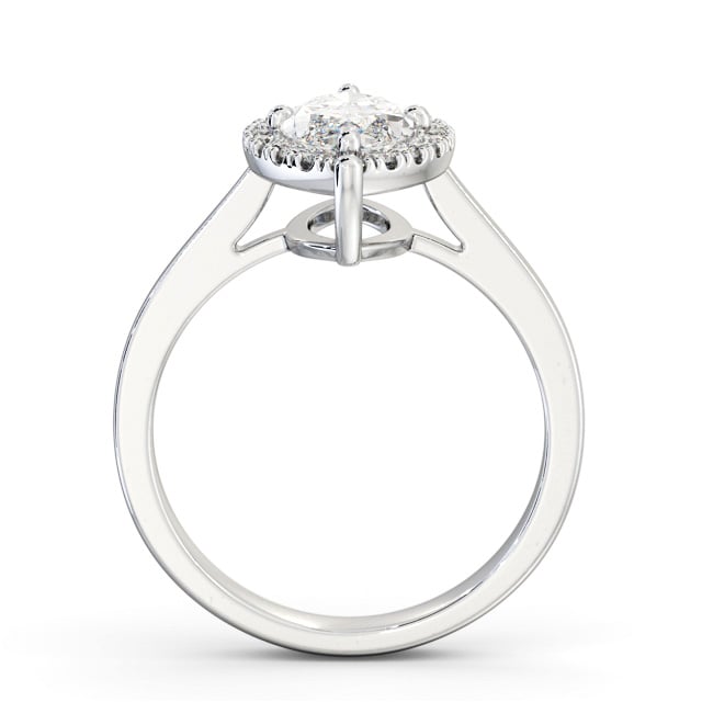 Halo Marquise Diamond Engagement Ring Palladium - Wirdsley ENMA26_WG_UP